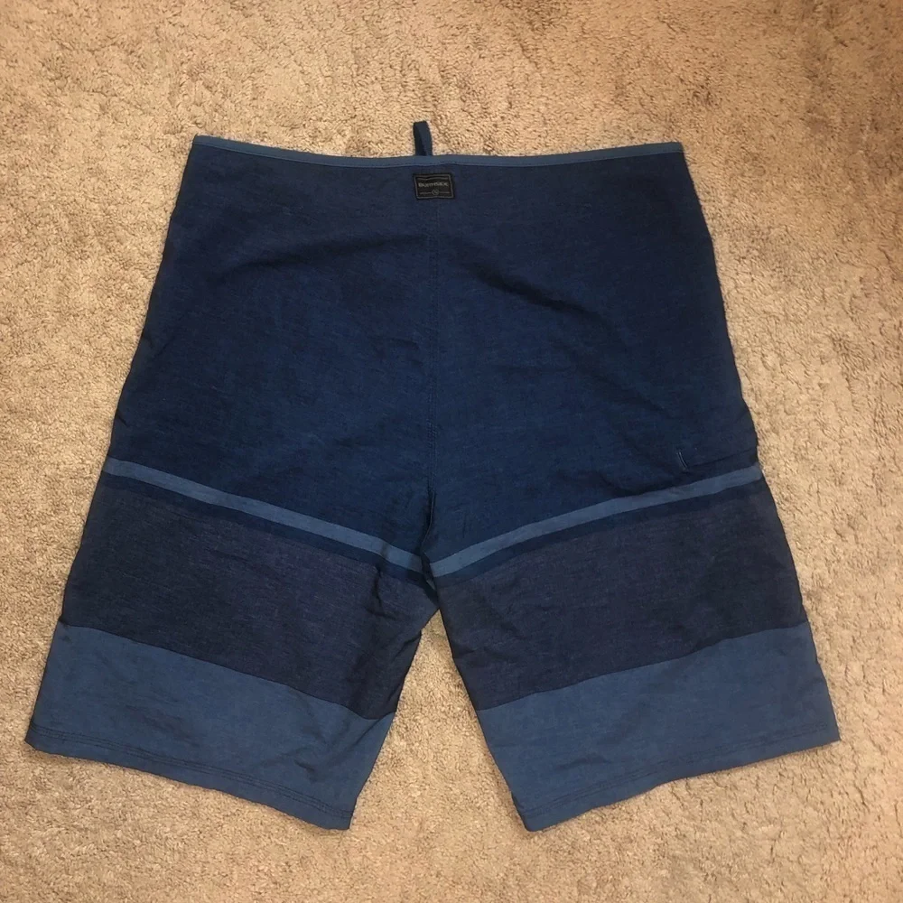 Burnside Men’s Blue Board Shorts Surf Shorts Size 34